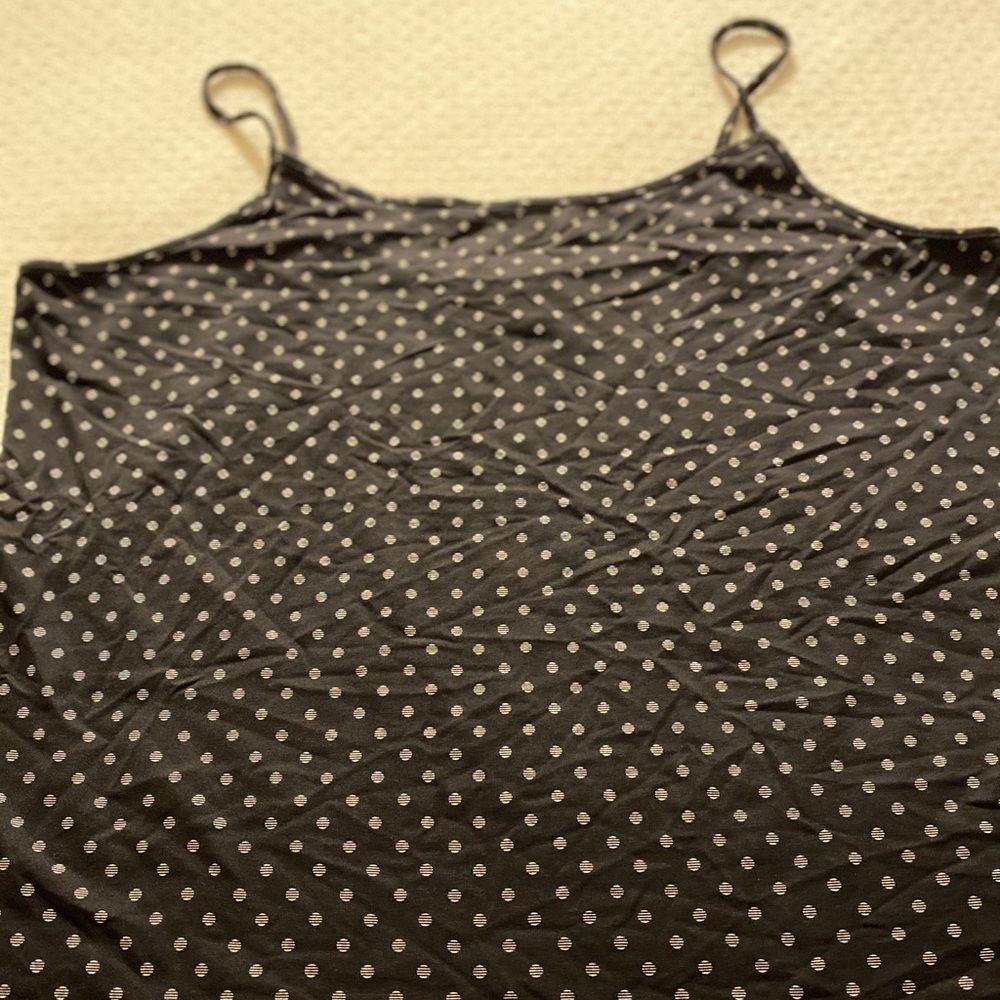 Black and cream cami
